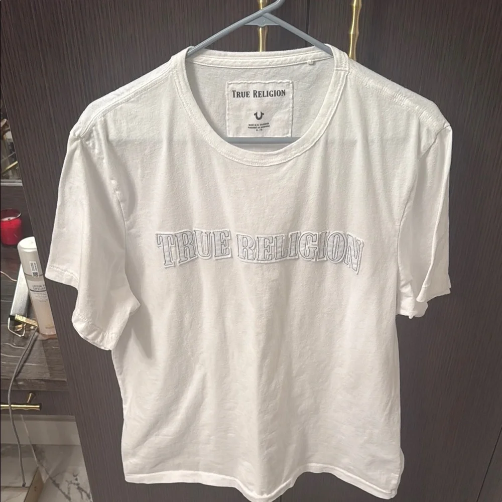 True Religion White Men's T-Shirt